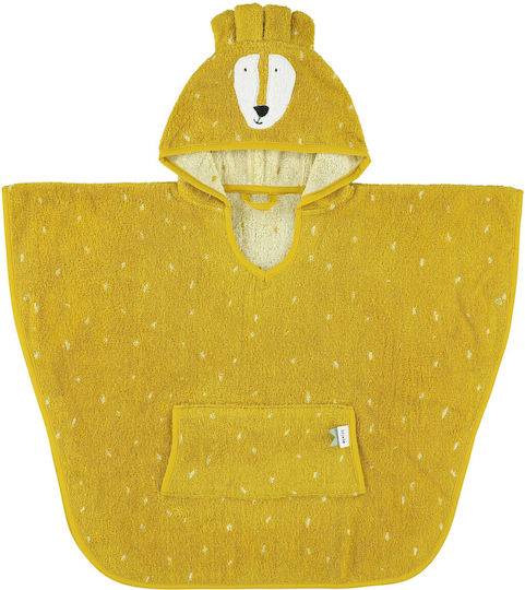 Trixie Trixie Baby Poncho Hooded Towel Lion Yellow