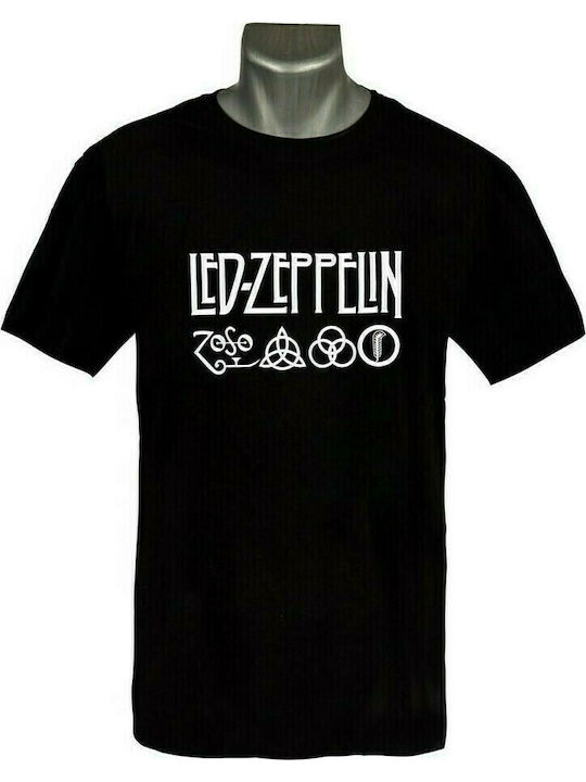 Tshirtakias Led Zeppelin T-shirt σε Μαύρο χρώμα