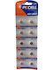 Pkcell AG1/LR621/364/164 LR621 Αλκαλικές Μπαταρίες Ρολογιών LR60 1.5V 10τμχ