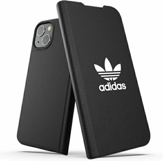 adidas Basic Booklet Case Synthetisches Leder Black/White (iPhone 13)