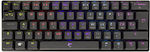 White Shark Shinobi Gaming Μηχανικό Πληκτρολόγιο 60% με Outemu Red διακόπτες και RGB φωτισμό (Αγγλικό US)