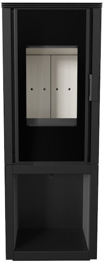 Kratki Stahl Holzofen 6kW Schwarz
