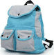 Moni Wickeltasche-Wickelrucksack Blue 38cm.
