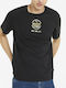 Puma Ανδρικό T-shirt Black / Gold με Λογότυπο