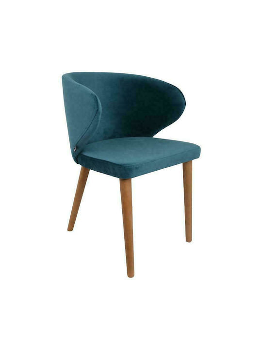 Armchair Dining Room Nancy 55x52x80cm Turquoise