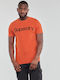 Superdry Herren T-Shirt Kurzarm Orange