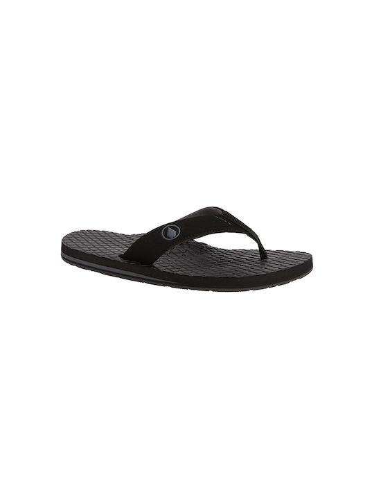 Volcom Eco Recliner Flip Flops σε Μαύρο Χρώμα