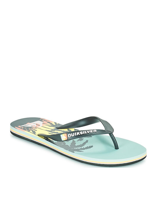 Molokai Art Men's Flip Flops Black