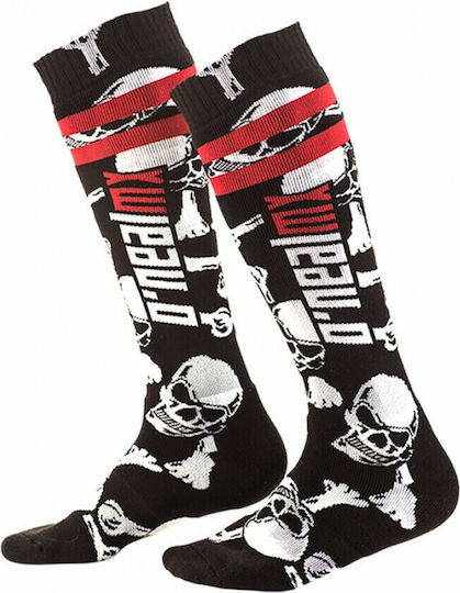 O'Neal Pro MX Crossbone Κάλτσες Μοτοσυκλετιστή Μαύρο/Άσπρο