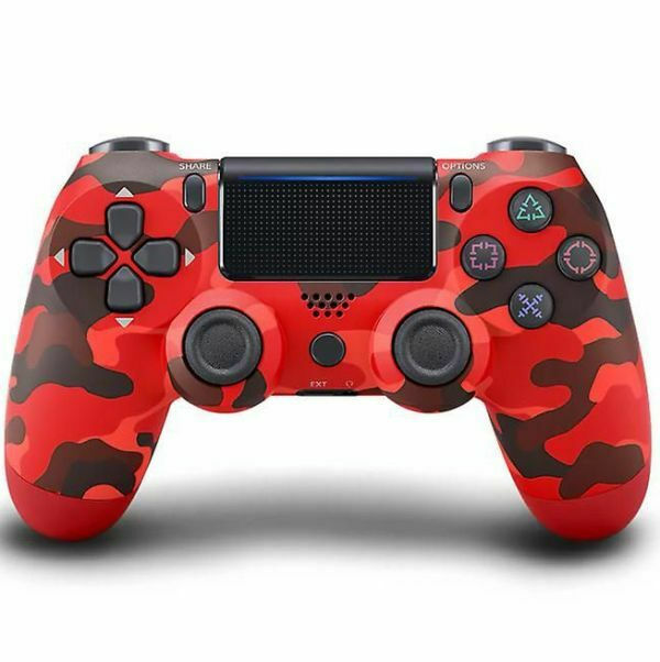 Double Motor Vibration 4 Ασύρματο Gamepad για PS4 Camo Red Skroutz.gr