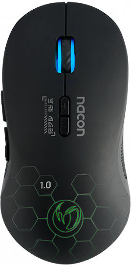Nacon GM-180 Ασύρματο RGB Gaming Ποντίκι Μαύρο