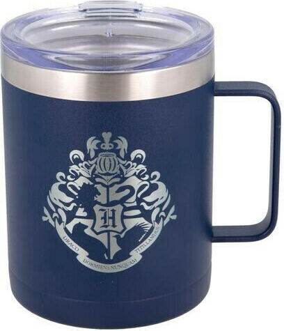 PCMerch Harry Potter Thermosflasche Rostfreier Stahl 380ml Blau mit Handgriff