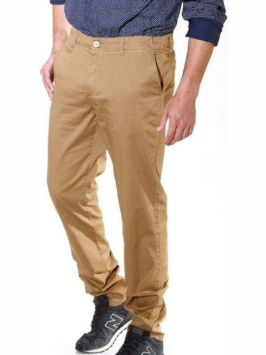 Double Trousers Chino Elastic in Regular Fit Camel