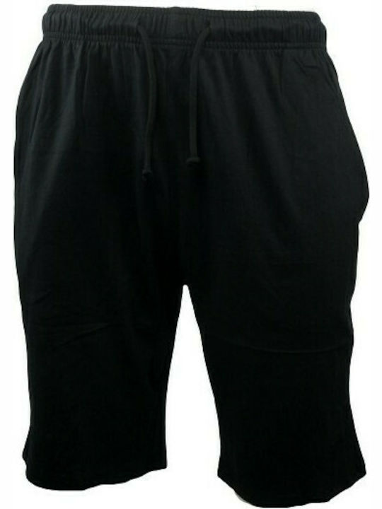 Double Sportliche Herrenshorts Schwarz