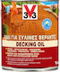 V33 Decking Oil Λάδι Συντήρησης Άχρωμο Ματ 5lt
