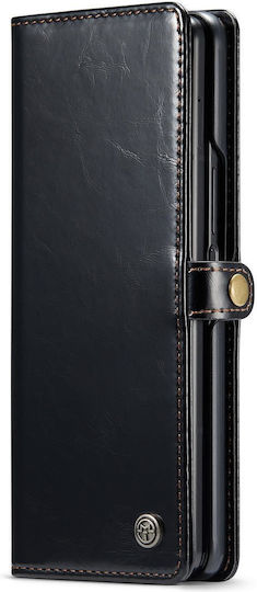 Caseme Leather Texture Портмоне Изкуствена кожа Черен (Galaxy Z Fold 3)