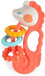 Cangaroo Ιππόκαμπος Teething Rattle made of Plastic for 0 m+ 1pcs