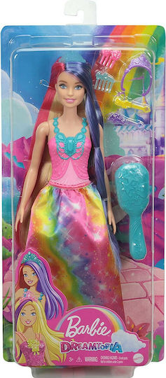 Barbie Păpușă Prințesă Cu Păr Lung Dreamtopia Pentru 3+ Ani 31cm