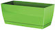 Marhome Coubi Case P Ζαρντινιέρα Πλαστική Πράσινη 29x14.2x13.6εκ.