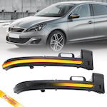 Carner Φλας Led για Peugeot 308 2013-2017 2τμχ