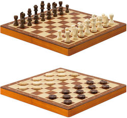 Navaris Chess / Checker with Pawn 29x29cm ‎