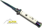 Alpin Outdoor Pocket Knife White with Blade made of Stainless Steel