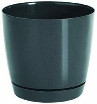 Marhome Coubi Round P Саксия Пластмаса Graphite 10x10x9.2см.