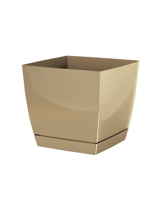 Marhome Coubi Square P Blumentopf 13.5x12.4cm in Beige Farbe 5-35-135-3 09-DUKP135-7502U