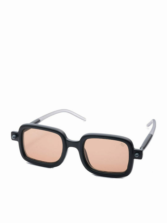 AV Sunglasses Summit Unisex Γυαλιά Ηλίου με Κοκκάλινο Σκελετό Black Matt