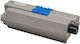 HT Compatible Toner for Laser Printer OKI 44973536 2200 Pages Black (OKT-C301-321BK)