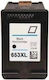 Συμβατό Μελάνι Εκτυπωτή InkJet HP 653 3YM75AE 790 Σελίδων Μαύρο 1τμχ