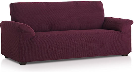 Mc Decor Делос Еластичен Калъф За 3-местен диван Лилаво 170εκ. 1бр MCL.EL.DHLOS.TR-MAUVE