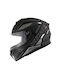 Yohe 981 Black/Grey Thite Mat Κράνος Μηχανής Full Face 1450gr με Sunvisor
