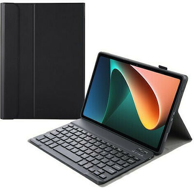 Ασύρματο Klappdeckel Synthetisches Leder mit Tastatur Englisch US Schwarz (Xiaomi Pad 5) 104100475A