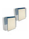 Navaris Scratching Post Floor Mats Blue Wall Mounted 130x45cm