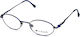 Vogue Metal Prescription Eyeglass Frame Blue VO3406 625