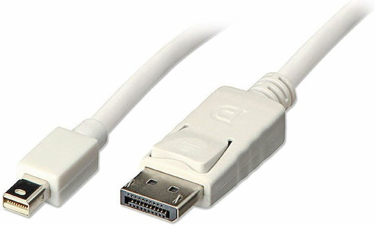 Lindy Kabel DisplayPort-Stecker - Mini-DisplayPort-Stecker 2m Weiß (41057)