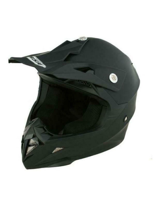 Corsa Black Matt Motorcycle Helmet Motocross