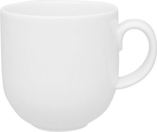 Ιωνία Plus Κούπα από Πορσελάνη Λευκή 380ml