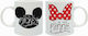 Disney Love - Mickey and Minnie Κούπα Κεραμική Λευκή 320ml