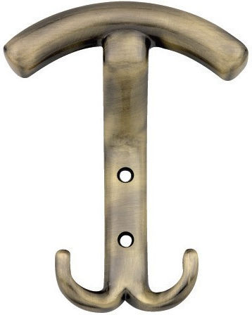 Import Hellas 7995 Metallische Oxid Wandhalterung Mit 2 Haken 11x4cm