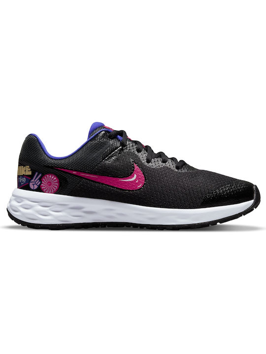 Nike Αθλητικά Παιδικά Παπούτσια Running Revolution 6 SE Black / Lapis / Very Berry