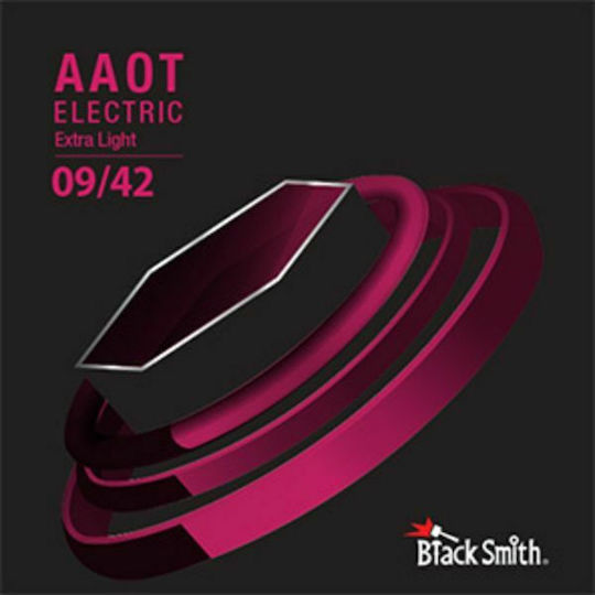 Blacksmith AANW-0942 AAOT Electric Set of Nickel Plated Steel Electric Guitar Strings 9 - 42