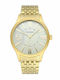 Radiant Master Men's Watch 44mm Battery with Gold Metal Bracelet