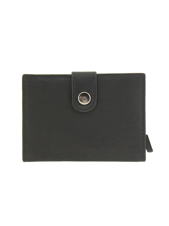 Ginis Men's Leather Wallet Black