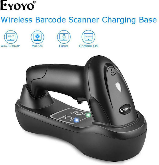 Eyoyo Eyoyo Scanner Χειρός Ασύρματο με Δυνατότητα Ανάγνωσης 1D Barcodes
