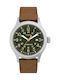 Timex Expedition Scout Men's Watch 40mm Battery with Brown Leather Strap