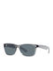 Ray Ban Wayfarer Унисекс Слънчеви Очила със Сив Пластмасов Рамка и Сини Поляризирани Лещи RB2132 6450/3R