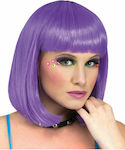 Carnival Wig Square Purple 30cm