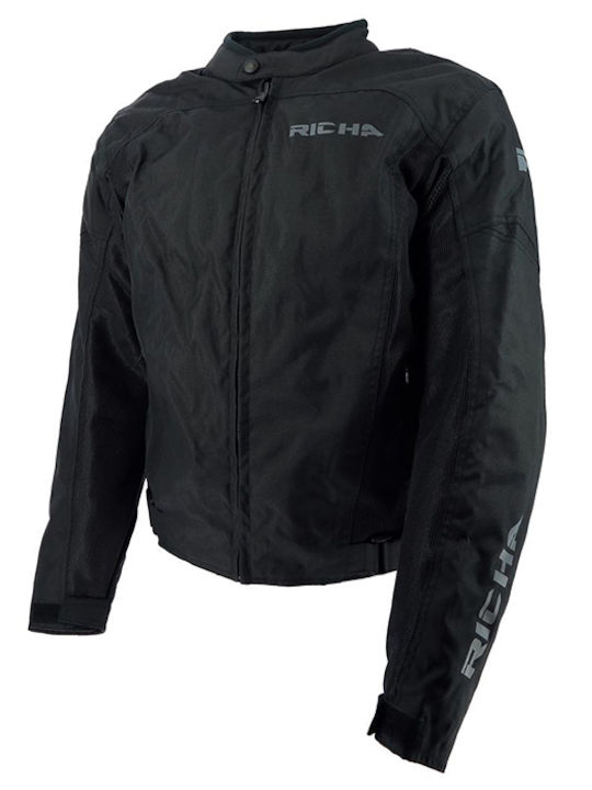 Richa Buster WP Winter Damen Motorradjacke Wasserdicht Schwarz